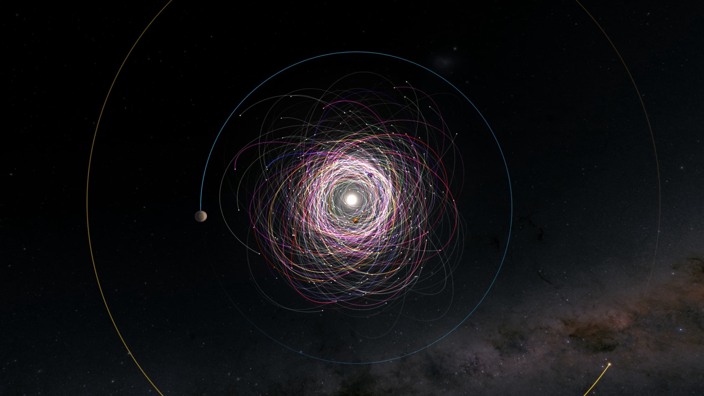 Gaia maps 150,000+ asteroid orbits — ESA/Gaia/DPAC
